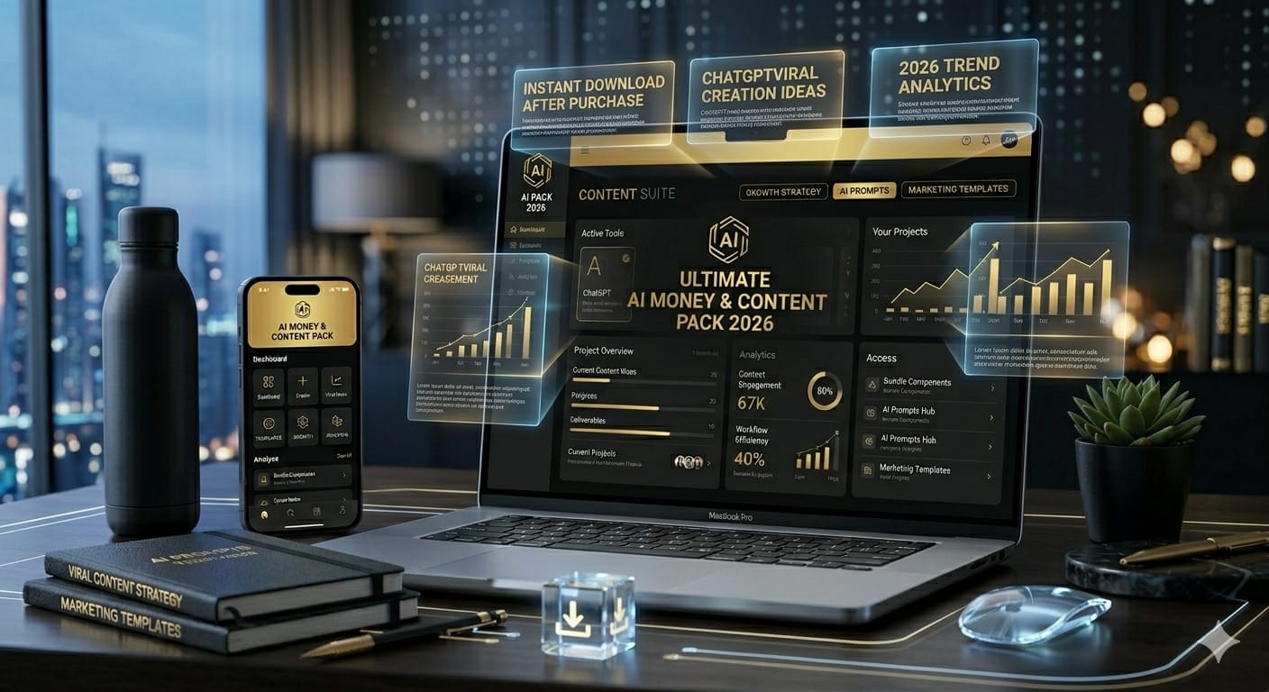 Ultimate AI Money & Content Pack 2026